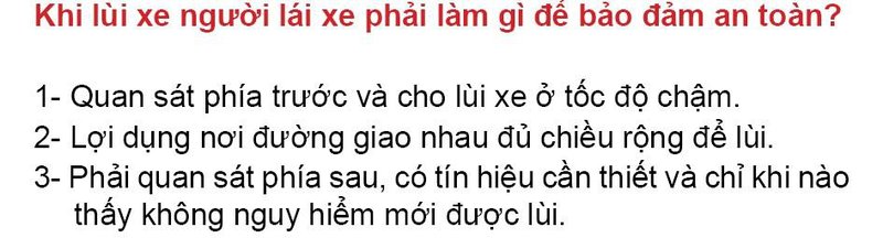 Nội dung câu hỏi thi bằng lái xe số 93