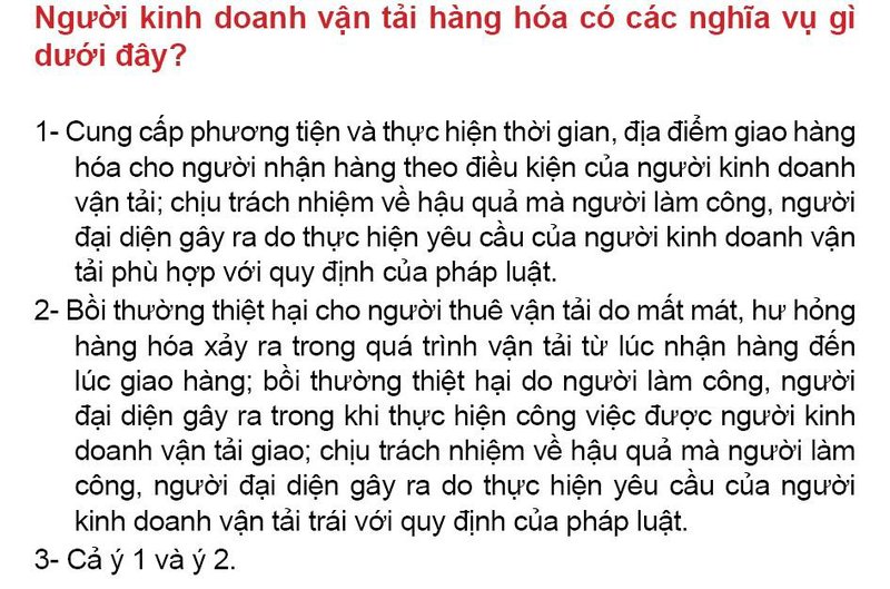 Nội dung câu hỏi thi bằng lái xe số 178