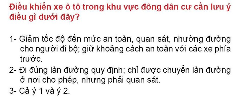 Nội dung câu hỏi thi bằng lái xe số 255