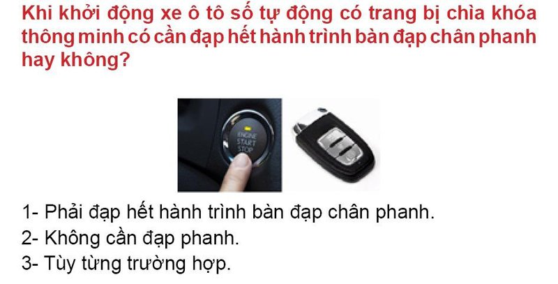 Nội dung câu hỏi thi bằng lái xe số 296