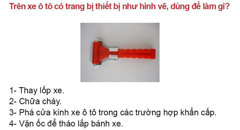 Nội dung câu hỏi thi bằng lái xe số 303