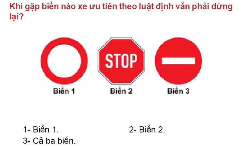 Nội dung câu hỏi thi bằng lái xe số 333