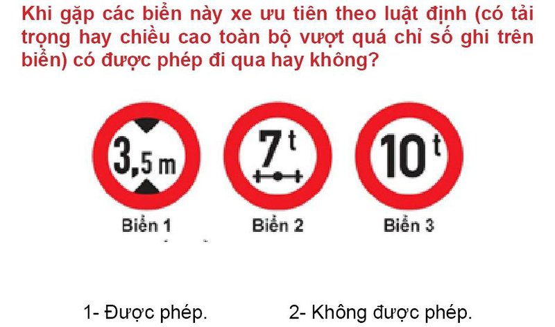 Nội dung câu hỏi thi bằng lái xe số 340