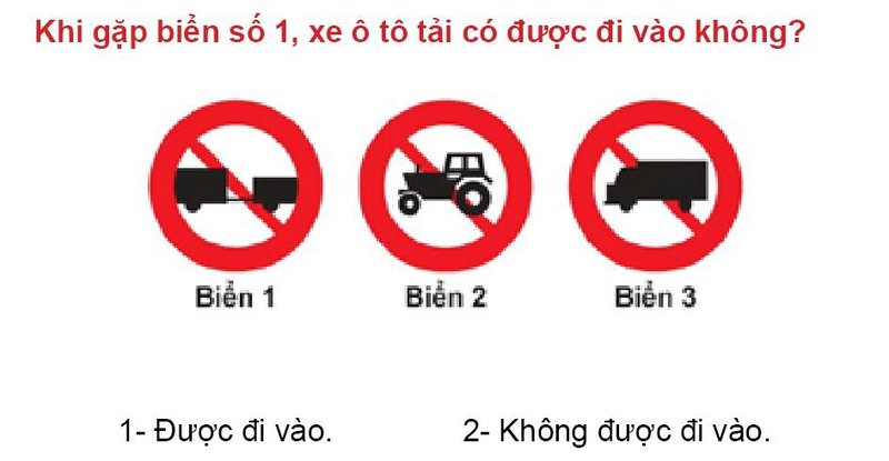 Nội dung câu hỏi thi bằng lái xe số 345