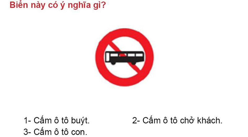 Nội dung câu hỏi thi bằng lái xe số 362