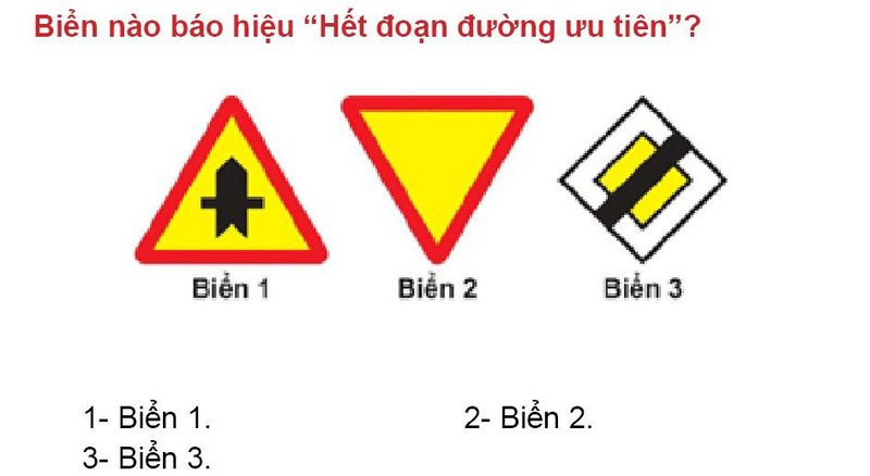 Nội dung câu hỏi thi bằng lái xe số 384