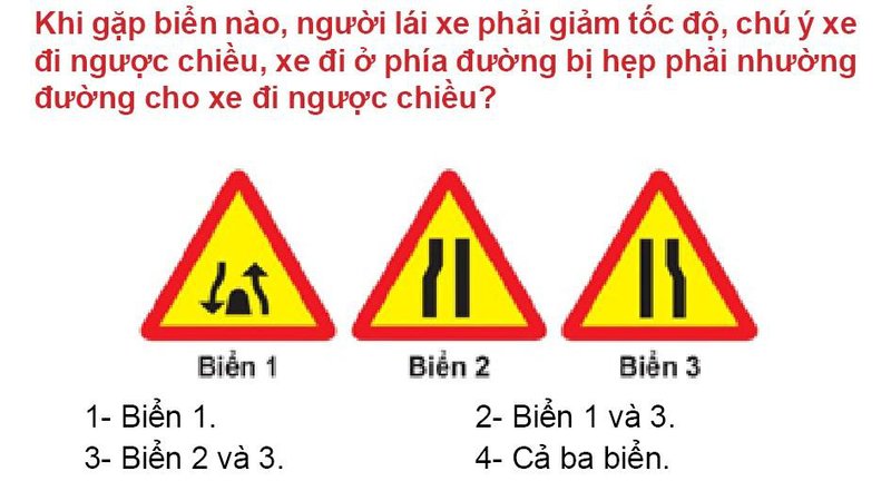 Nội dung câu hỏi thi bằng lái xe số 389