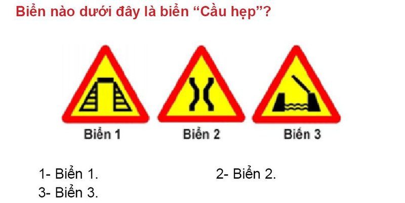 Nội dung câu hỏi thi bằng lái xe số 405