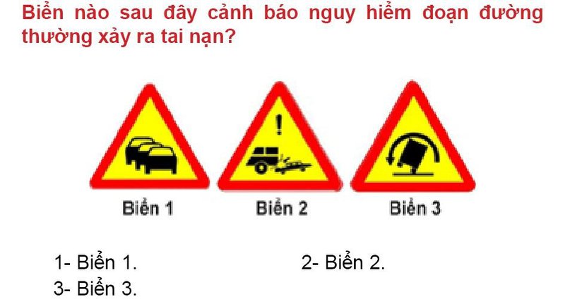 Nội dung câu hỏi thi bằng lái xe số 413