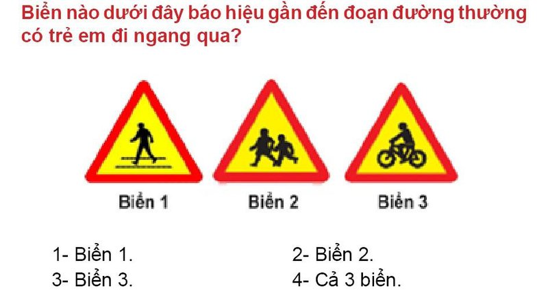 Nội dung câu hỏi thi bằng lái xe số 417