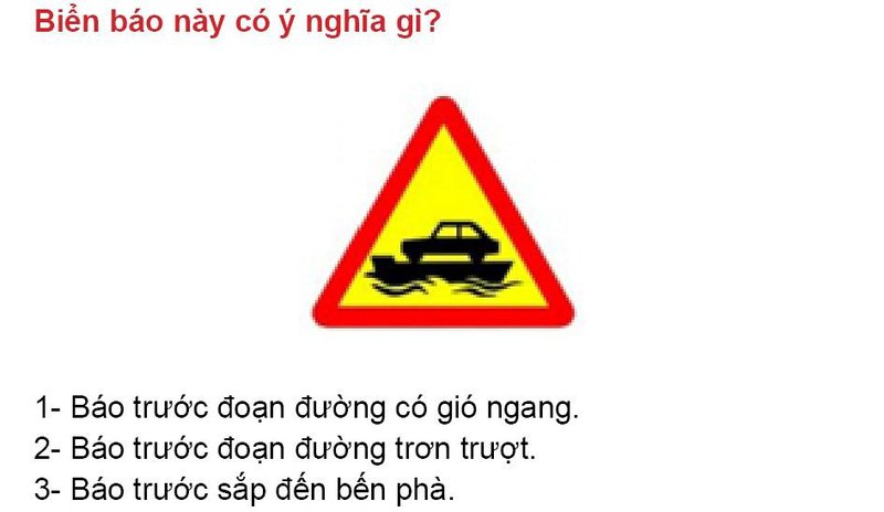 Nội dung câu hỏi thi bằng lái xe số 422