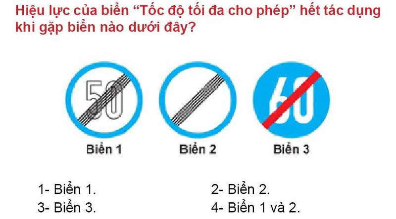 Nội dung câu hỏi thi bằng lái xe số 440