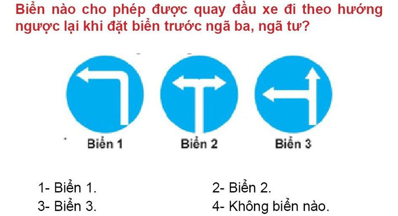 Nội dung câu hỏi thi bằng lái xe số 444