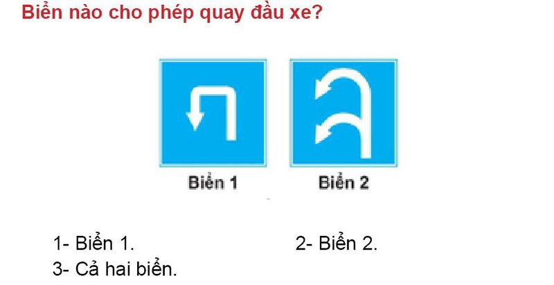 Nội dung câu hỏi thi bằng lái xe số 447