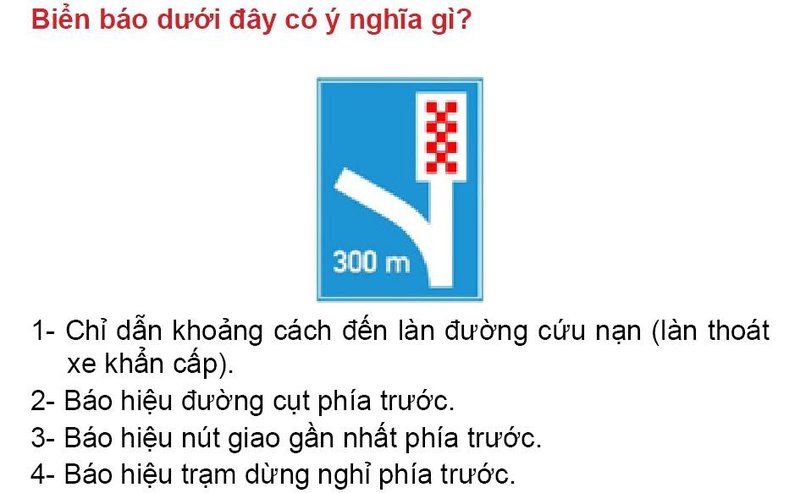 Nội dung câu hỏi thi bằng lái xe số 464