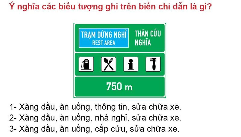 Nội dung câu hỏi thi bằng lái xe số 471