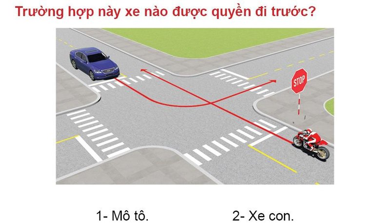 Nội dung câu hỏi thi bằng lái xe số 492