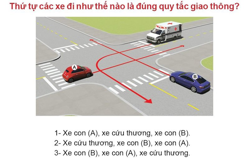 Nội dung câu hỏi thi bằng lái xe số 493