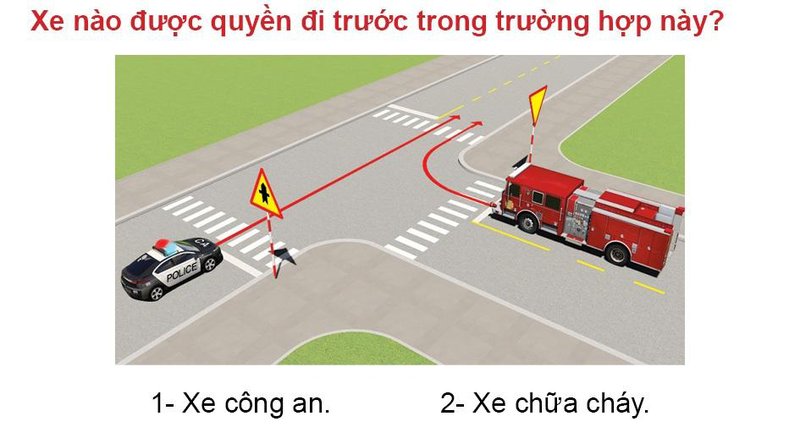 Nội dung câu hỏi thi bằng lái xe số 498
