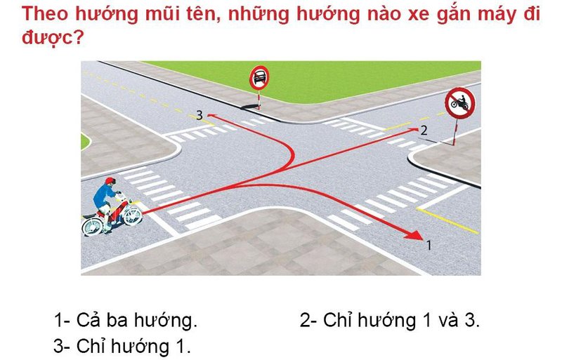 Nội dung câu hỏi thi bằng lái xe số 507