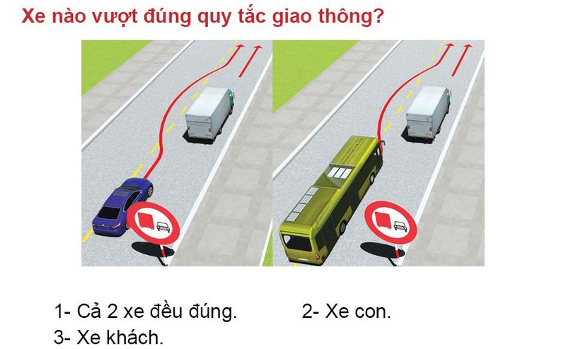 Nội dung câu hỏi thi bằng lái xe số 513
