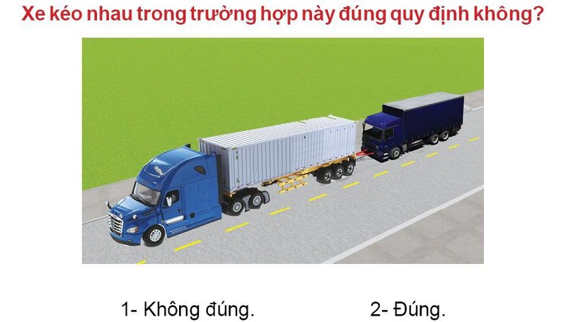 Nội dung câu hỏi thi bằng lái xe số 518