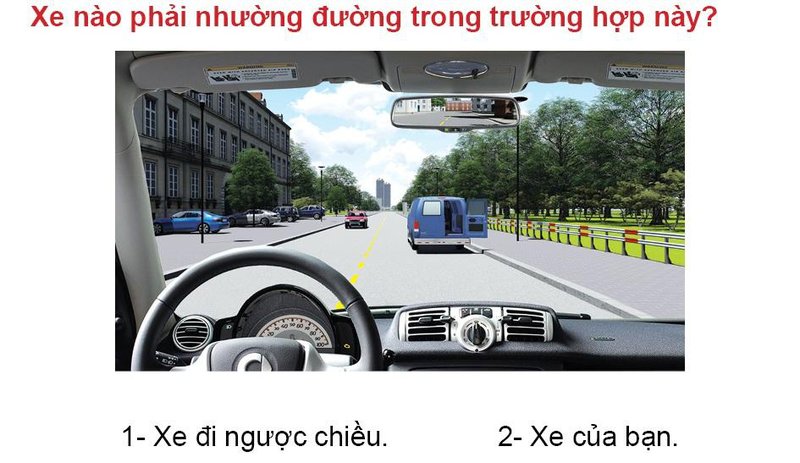 Nội dung câu hỏi thi bằng lái xe số 576