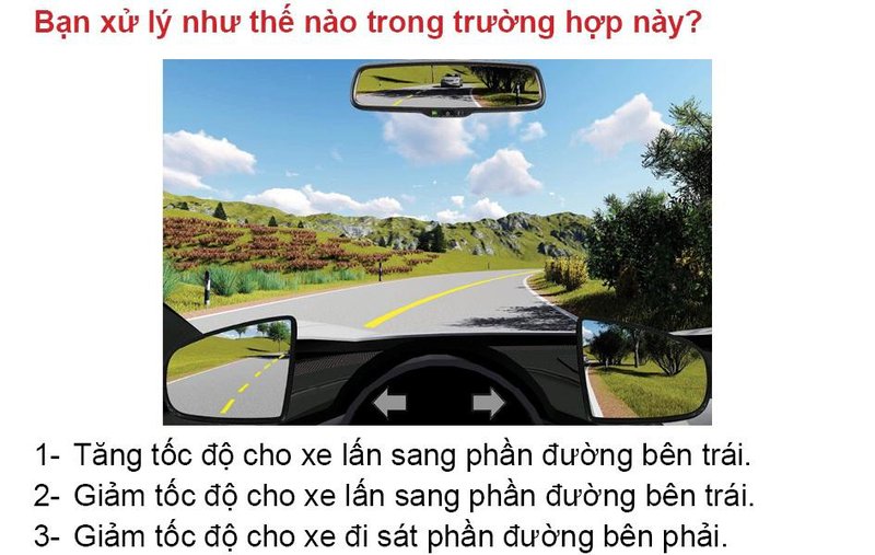 Nội dung câu hỏi thi bằng lái xe số 590